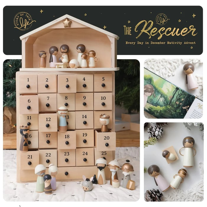 🔥LAST DAY 50% OFF- ✝️The Rescuer –Nativity Advent Calendar